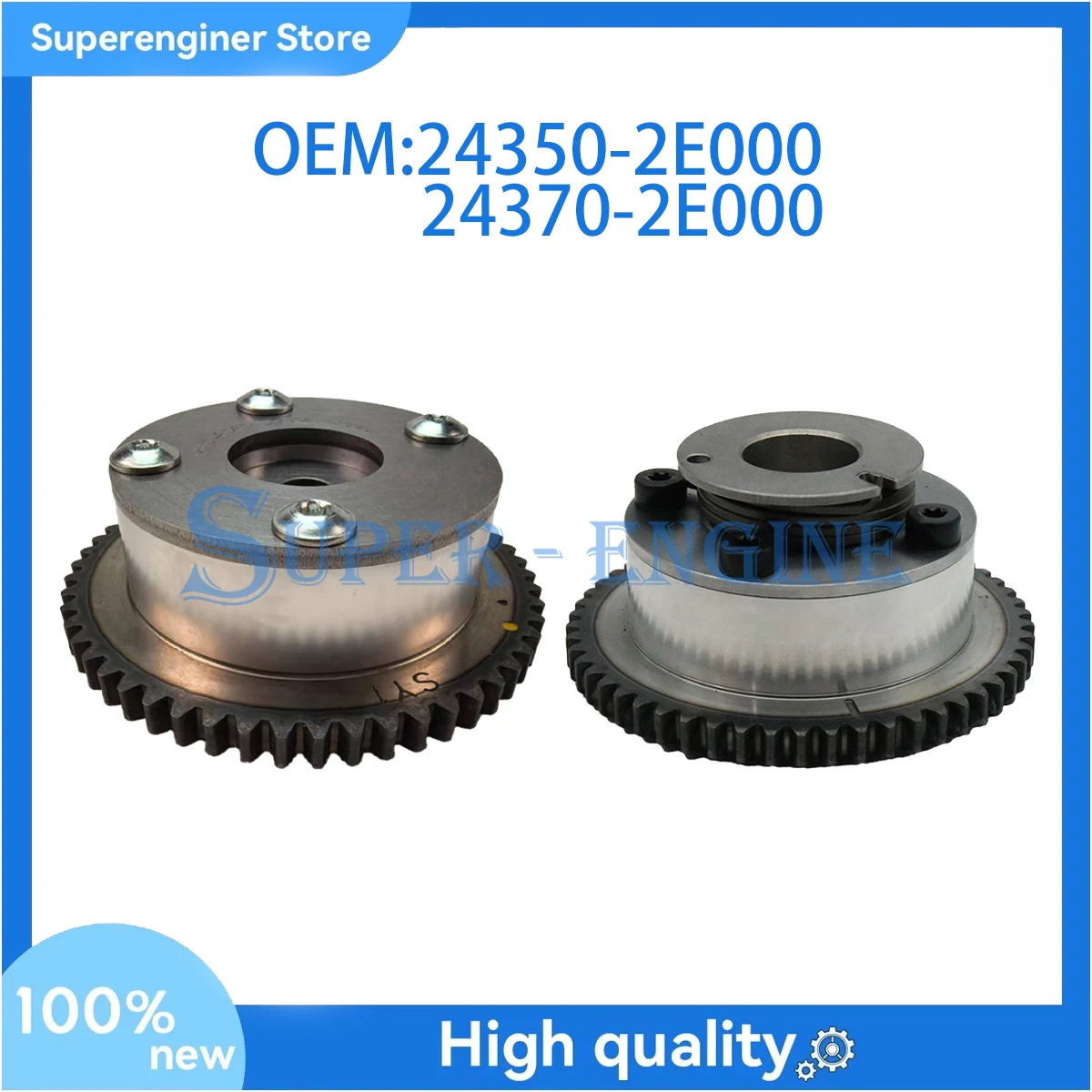 

Шестерня распределительного вала ГРМ выхлопной/впускной CVVT 24350-2E000 24370-2E000 для Hyundai Elantra для Kia Soul Forte 243502E000 243702E000