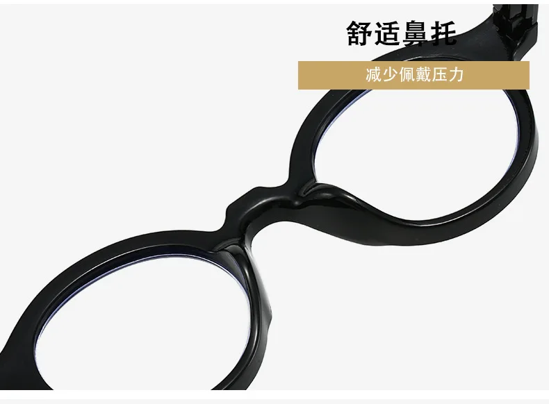 Retro-Lesebrille mit rundem Rahmen, modisch und aus ultraleichtem Harz, geeignet für Damen und Herren – Detail 7