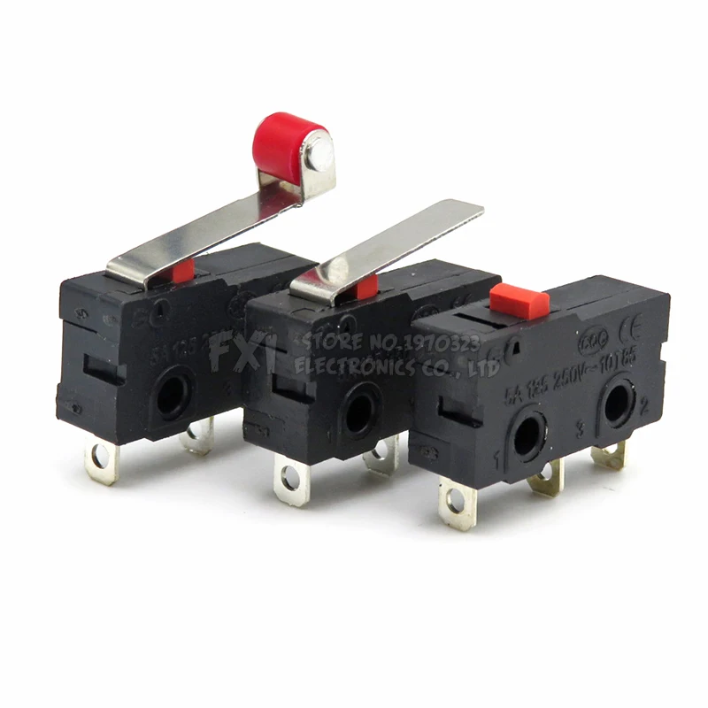 10PCS Limit Switch 3Pin KW11-3Z High quality and long life ibuw All New 5A 250VAC Micro Switch Tact Switch on off