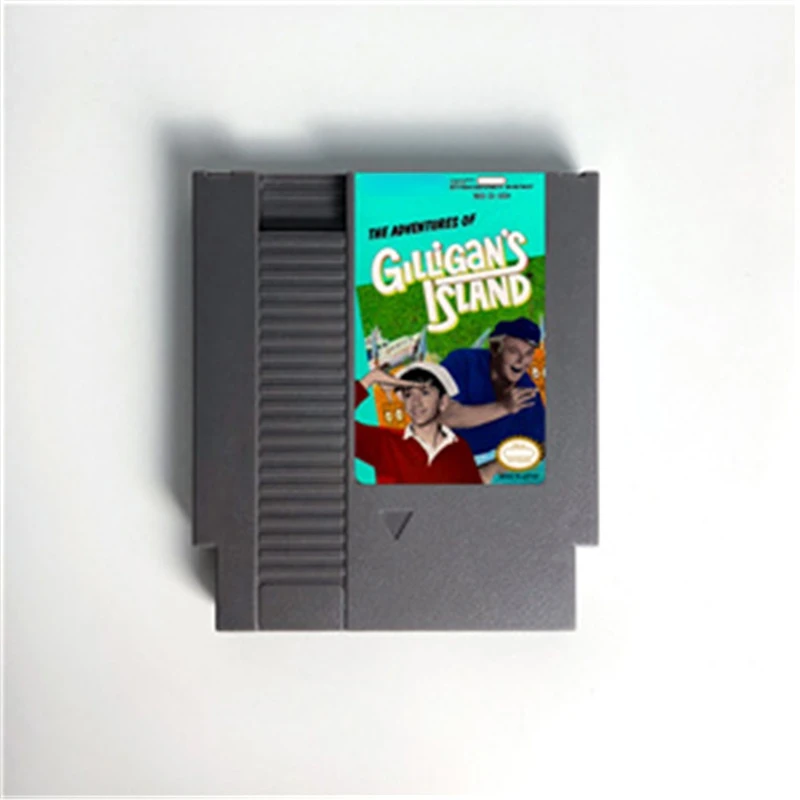 The Adventures of Gilligan's Island Game Cart for 72 Pins Console NES