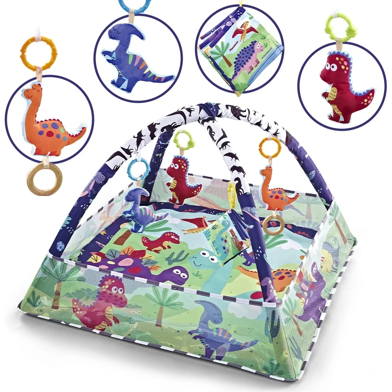 Cadre de Fitness multifonctionnel pour bébé, couverture de jeu rampant, jouets d'éveil pour enfants, tapis éducatif pour scène précoce