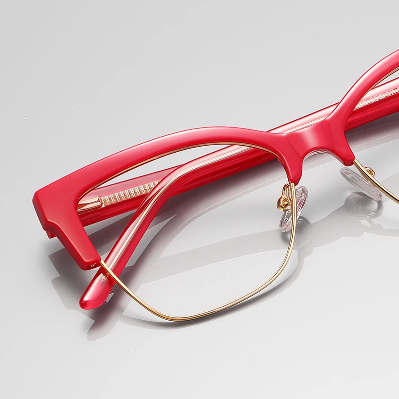 Double Legend New Models Cat Eye Design Ladies Anti-blue Light Myopia Reading Glasses Can Be Customized Prescription Women Men