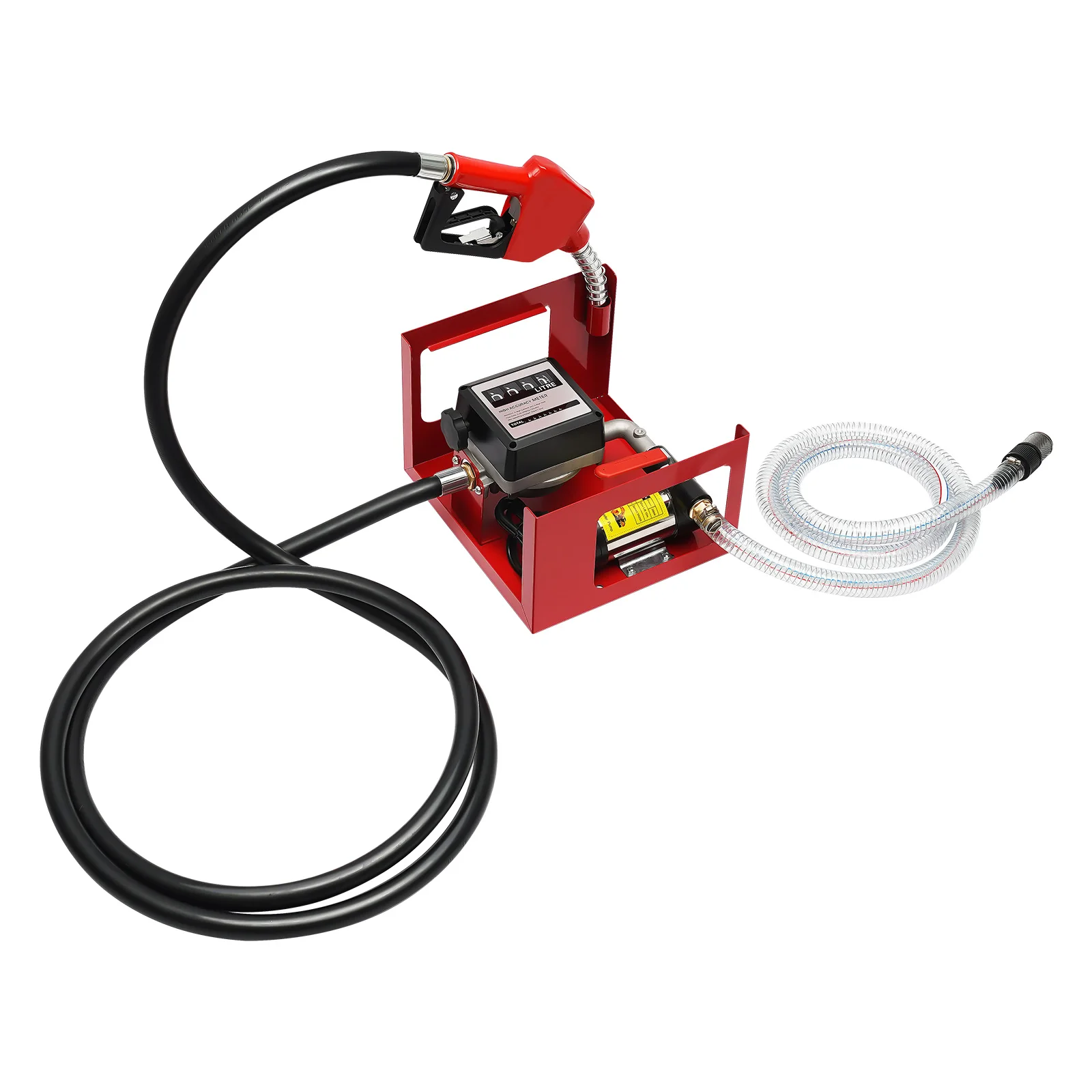 Diesel Fuel Transfer Pump Kit 230V 50L/min 200W Portable Electric Self-Priming Fuel Transfer Extractor Applicable for Refueling