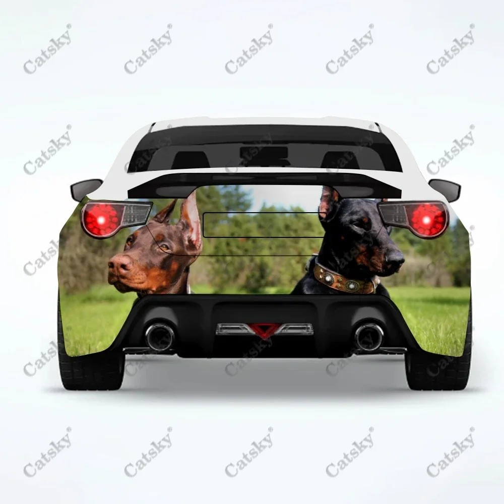

German Doberman Pinscher Car stickers truck rear tail modification painting suitable for truck pain packaging accessories decals