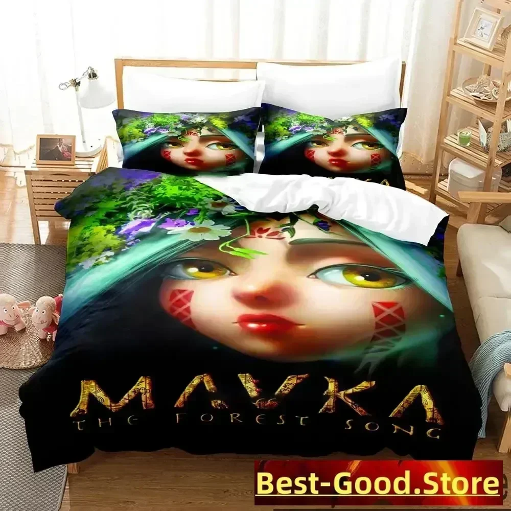 

3D Print Mavka The Forest Song Bedding Set Duvet Cover Sheet Printed Bed Set Pillowcase Full Queen King Size Comforter Bedroom