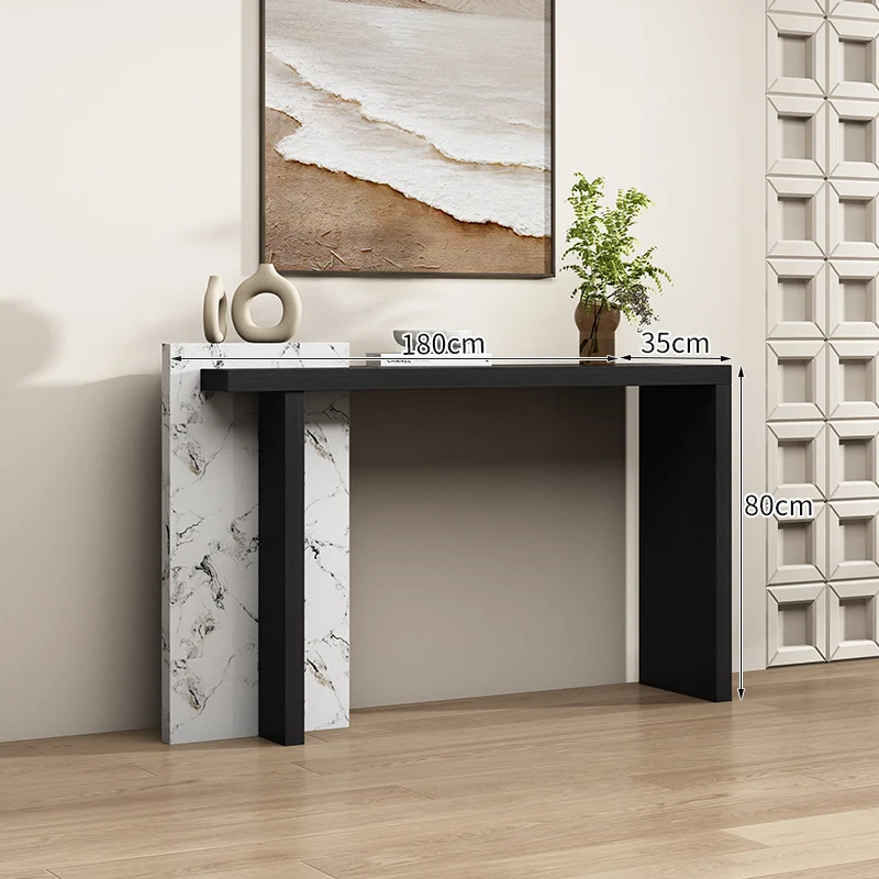 طاولة وحدة تحكم فاخرة لتوفير المساحة، طاولة تخزين فاخرة للمدخبات، أثاث غرفة المعيشة Mobili Soggiorno Simpleo