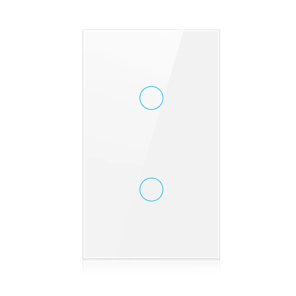 

US Smart Home WiFi Tuya Switch Wireless 433.92MHz Sensor Button Tempered Glass Panel Switches Sticky On/Off Office Hotel