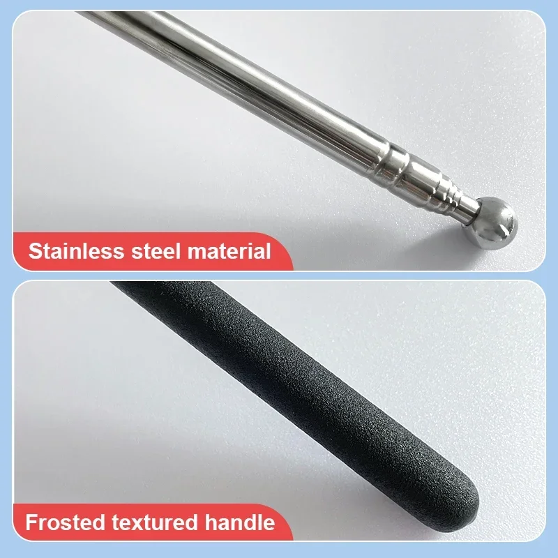 Telescopic Retractable Pointer Extendable Hand Pointer Presenter Classroom Whiteboard Handheld Pointer Pen for Teaching Meeting