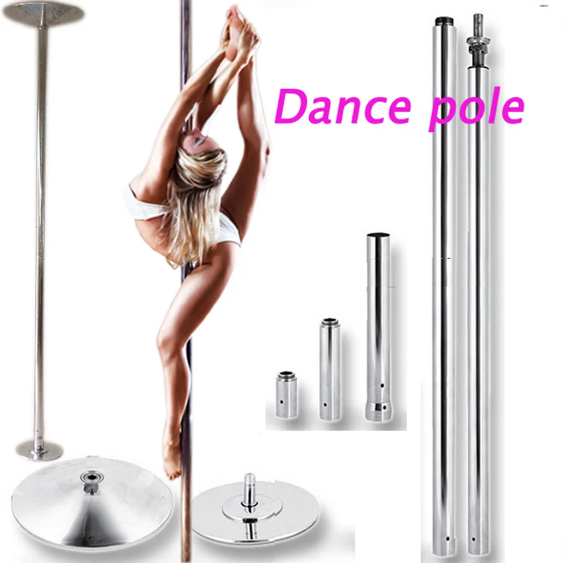 Stripper pole dance 360 Spin Professional Dance Pole Removable training pole x POLE Kit EASY Installation  home gym