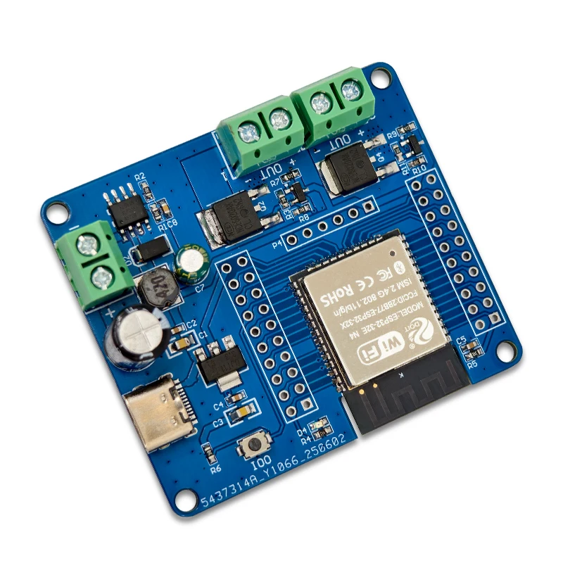 ESP32 development board  dual MOS switch module, input and output of DC5-60V