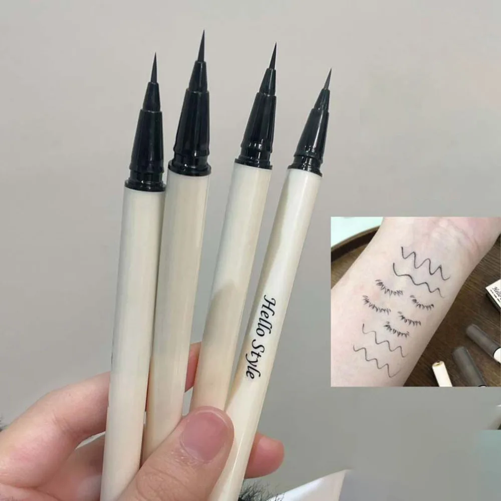 

1Pc Fine Liquid Eyeliner Pen Long-lasting Waterproof Sweatproof Quick-dry Black Brown Lower Eyelash Pen for Makeup Tools