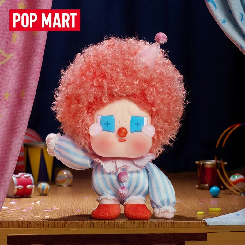

Горячая распродажа: POP MART CRYBABY Why So Serious Halloween Series — Слепая коробка-брелок в стиле клоуна, подвеска для сумки, таинственная коробка, подарок для девочек, куклы