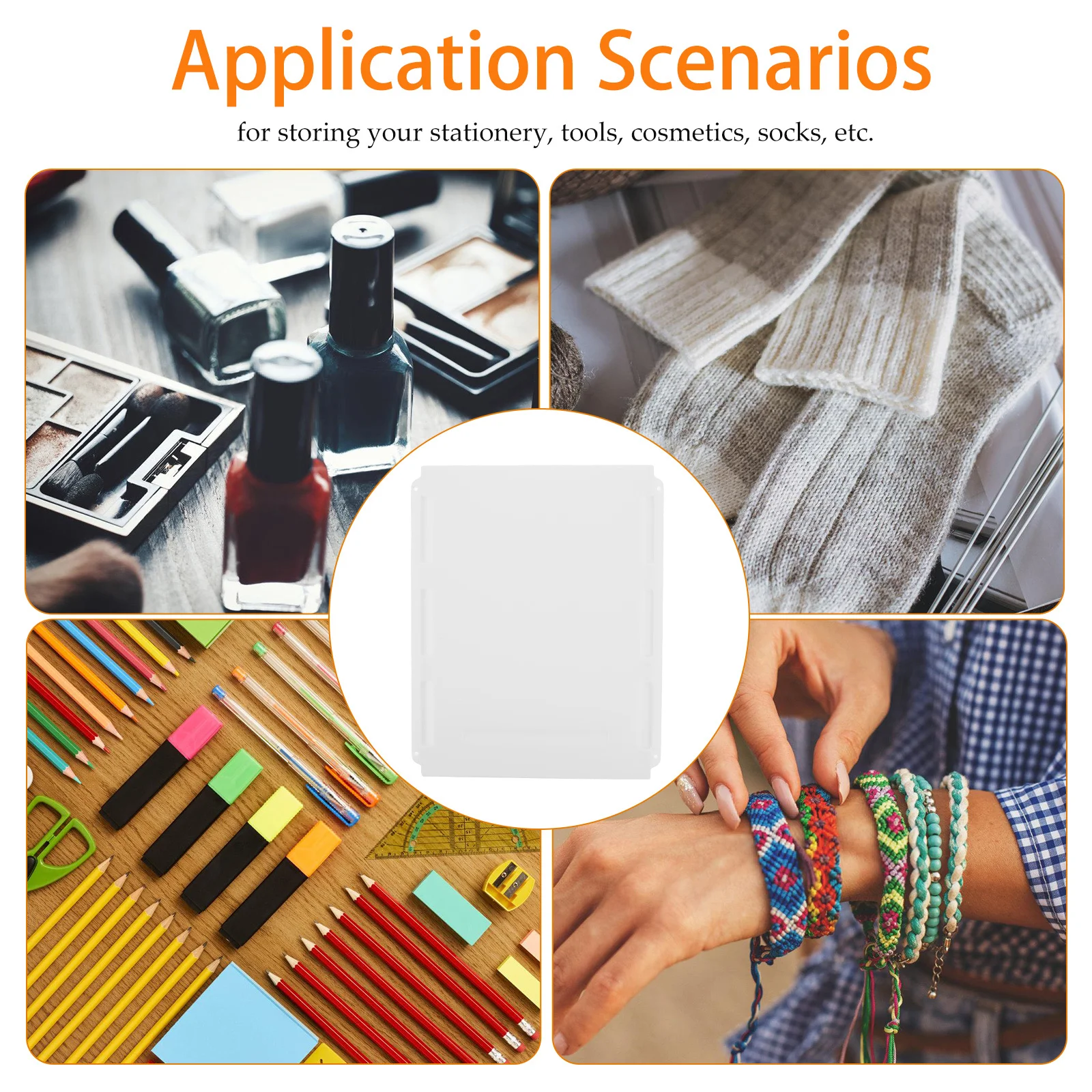 

Adhesive Drawer Under Desk Storage Box Hidden Drawer Organizer For Stationery Office Supplies Home Kitchen Table Clutter Storage