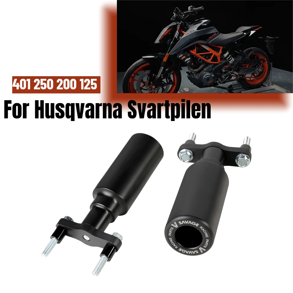 

For Husqvarna Svartpilen 401 250 200 125 Vitpilen Motorcycle Engine Crash Protection Fairing Guards Frame Slider Crash Protector