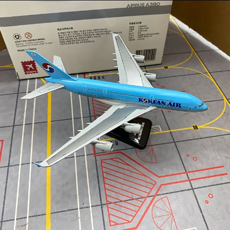 1:400 Scale A380 Planes Model Airplanes KOREAN AIR Airlines Alloy