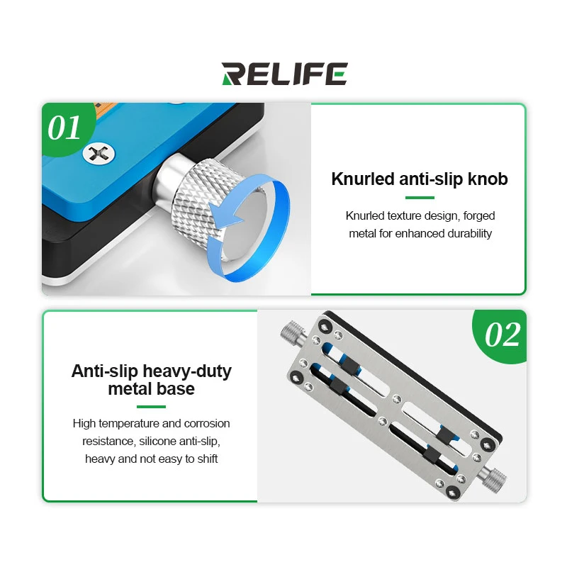 RELIFE TF5 Dispositivo di riparazione multifunzionale Alta compatibilità per vari strumenti di riparazione del supporto per schede madri di telefoni cellulari