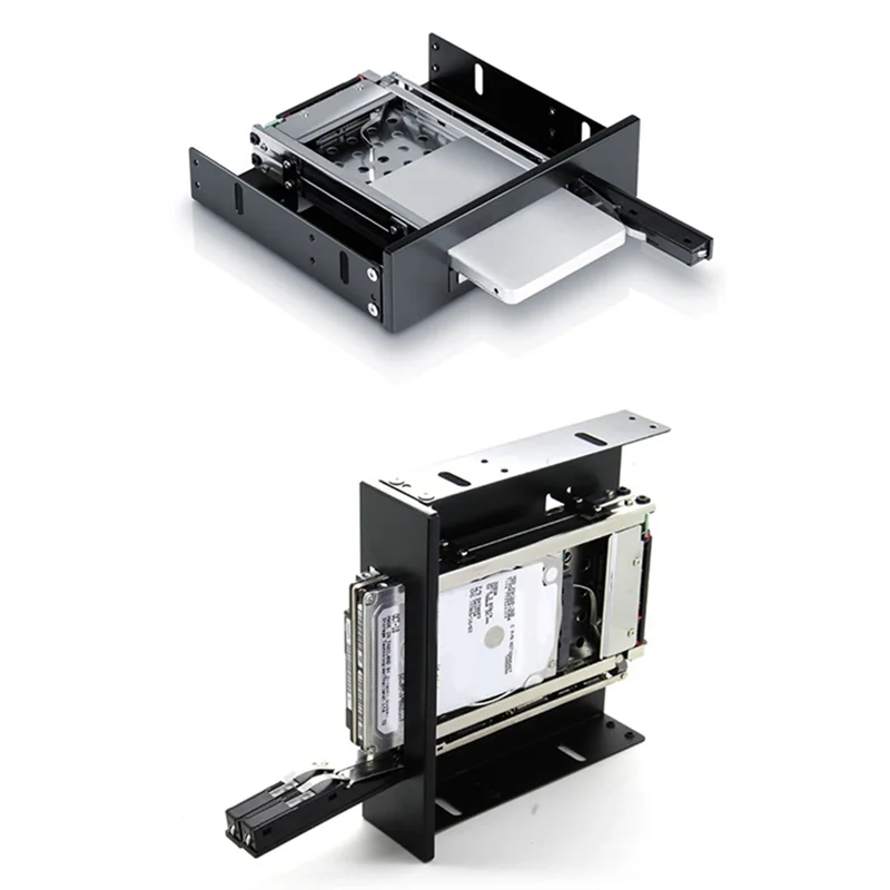 

SEATAY Dual Bay SATA2 Hard Drive HDD & SSD Tray Internal Mobile Rack Enclosure Docking Station Hot Swap Bracket
