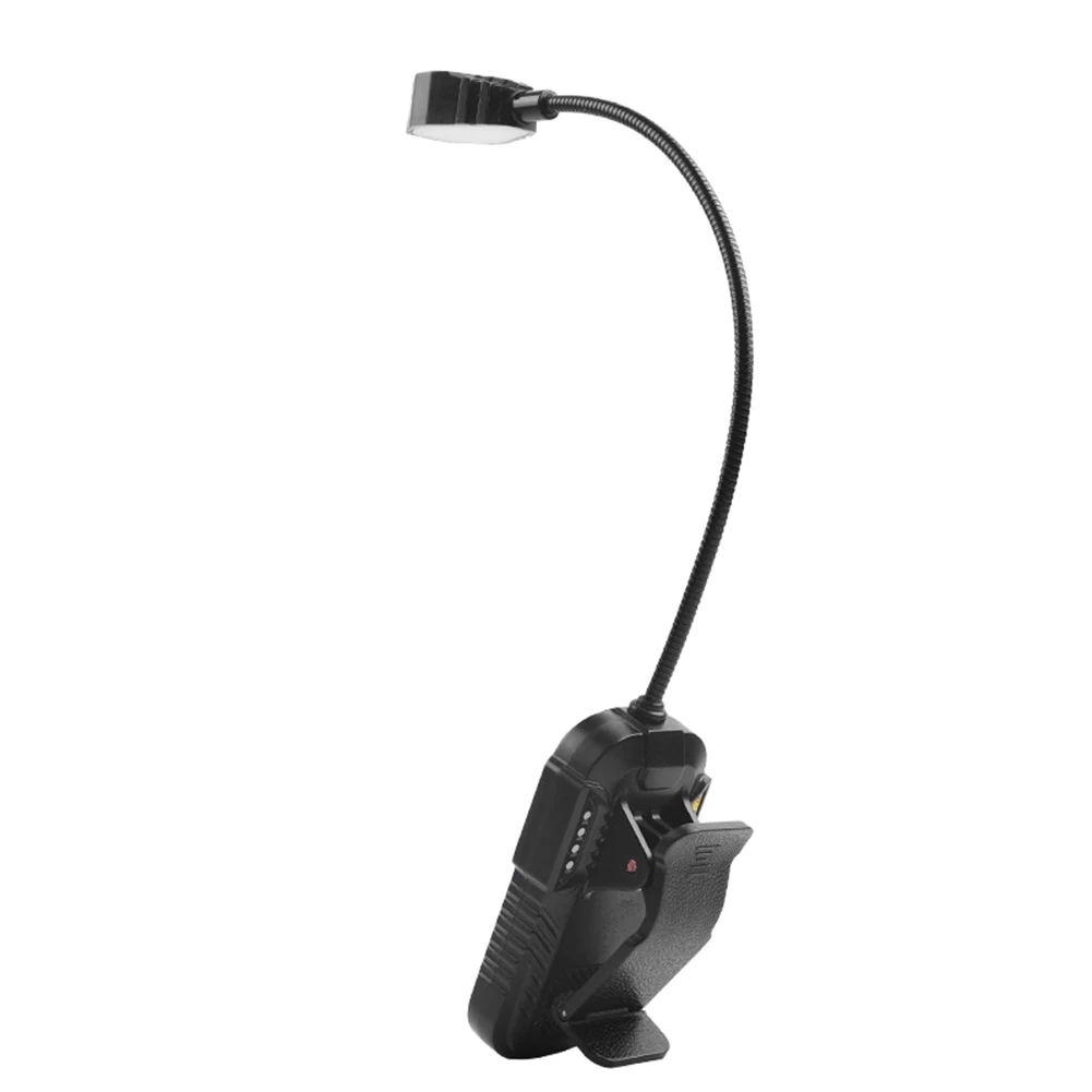 مصباح قراءة قابل لإعادة الشحن مع مشبك مستشعر حركة على المصباح مع مؤشر طاقة لقراءة التخييم والصيد #4