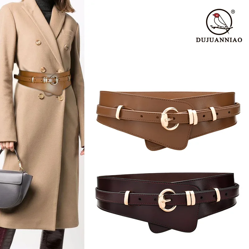 

Women's fashion belt decoration with coat skirt waist wide belt