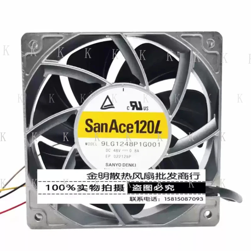 C  FOR Sanyo 9LG1248P1G001 DC48V 0.8A 120×38mm PWM Speed-Controll  wbr/  ed Cooling Fan