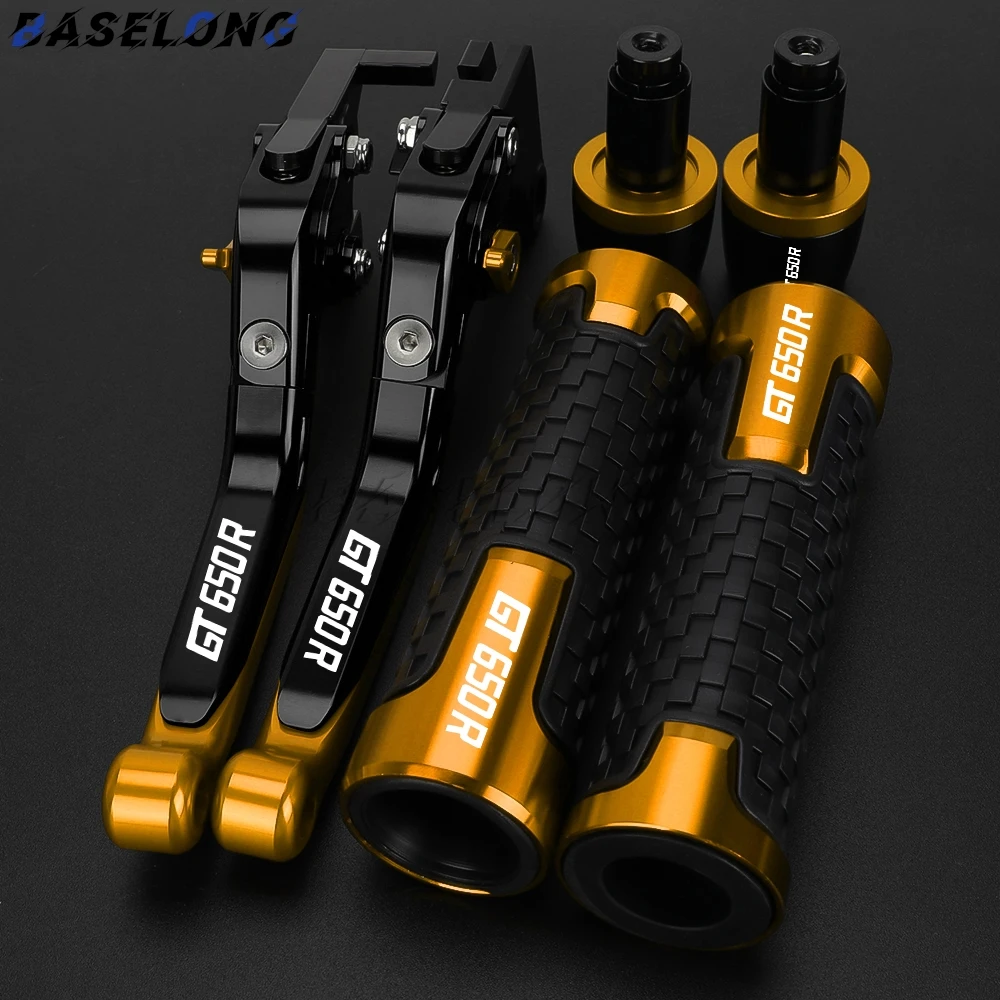 

For HYOSUNG GT650R GT 650R GT650 R 2006 2007 2008 2009 Motorcycle CNC Adjustable Clutch Brake Levers Handle Bar End Grips Caps