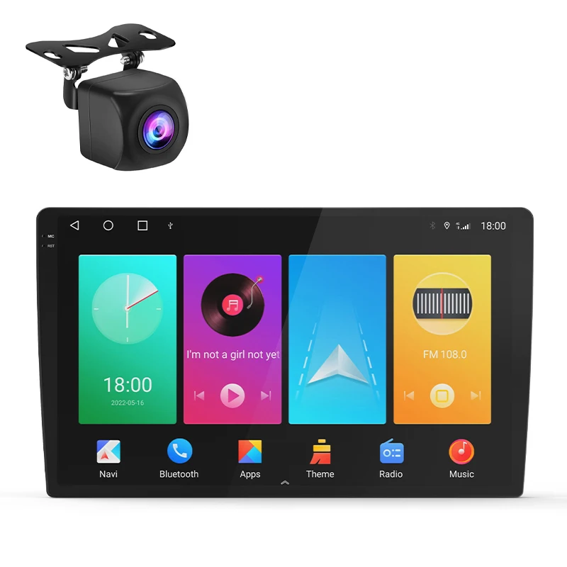 HD Vision Android Car Stereo WIFI Tela de vídeo de 10,36 polegadas 4G 2K GPS Navegação Rádio para carro Reprodutor de DVD