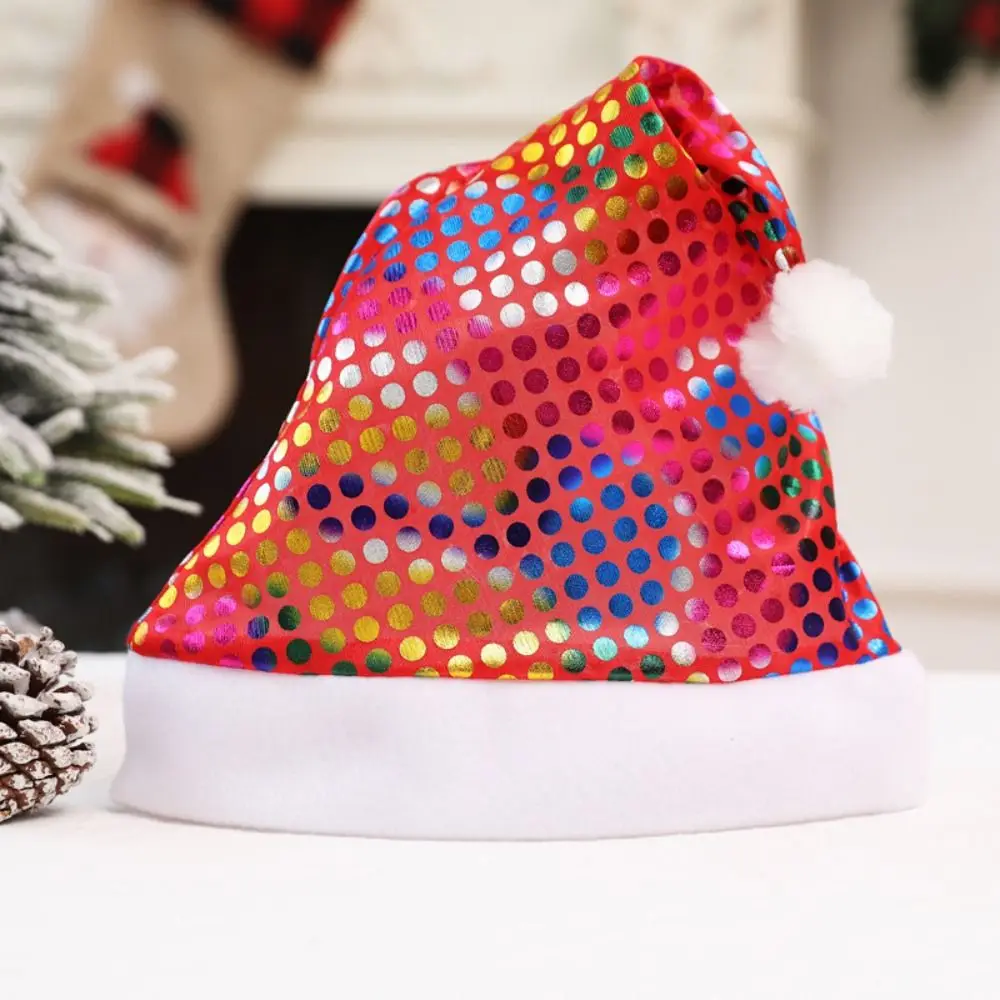 

Santa Claus Hat Plush Beanie Merry Christmas Decoration Winter/Autumn Warm New Year Dress Up