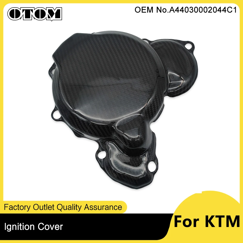 Motocross Motorcycle Ignition Cover Guard Carbon Fiber Magneto Protector For KTM HUSQVARNA SX XC TX TC EX MC 250 300 2023-2025