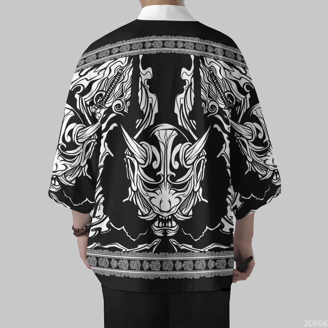 

2025 хит продаж, кардиган-кимоно с 3D принтом, новый летний трансграничный свободный топ