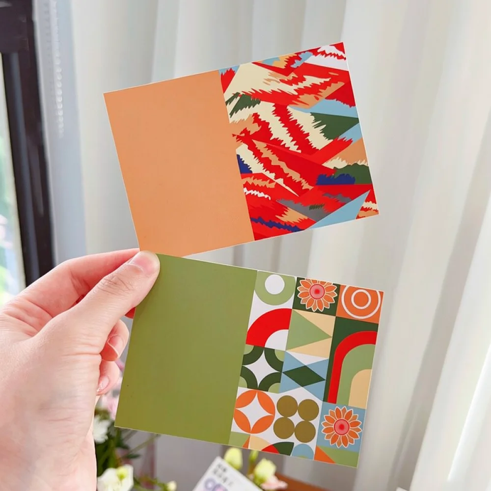 Elegant Teacher Day Greeting Card Chinese Style Floral Shaped Note Appreciation Gift Stationery For Mentor Recognition