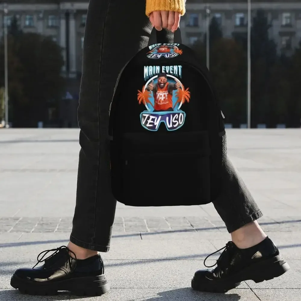 Jey Uso Yeet Backpack Logo Backpack Fashion Shopping Bag Vintage Bags Personalized School Backpack for Students