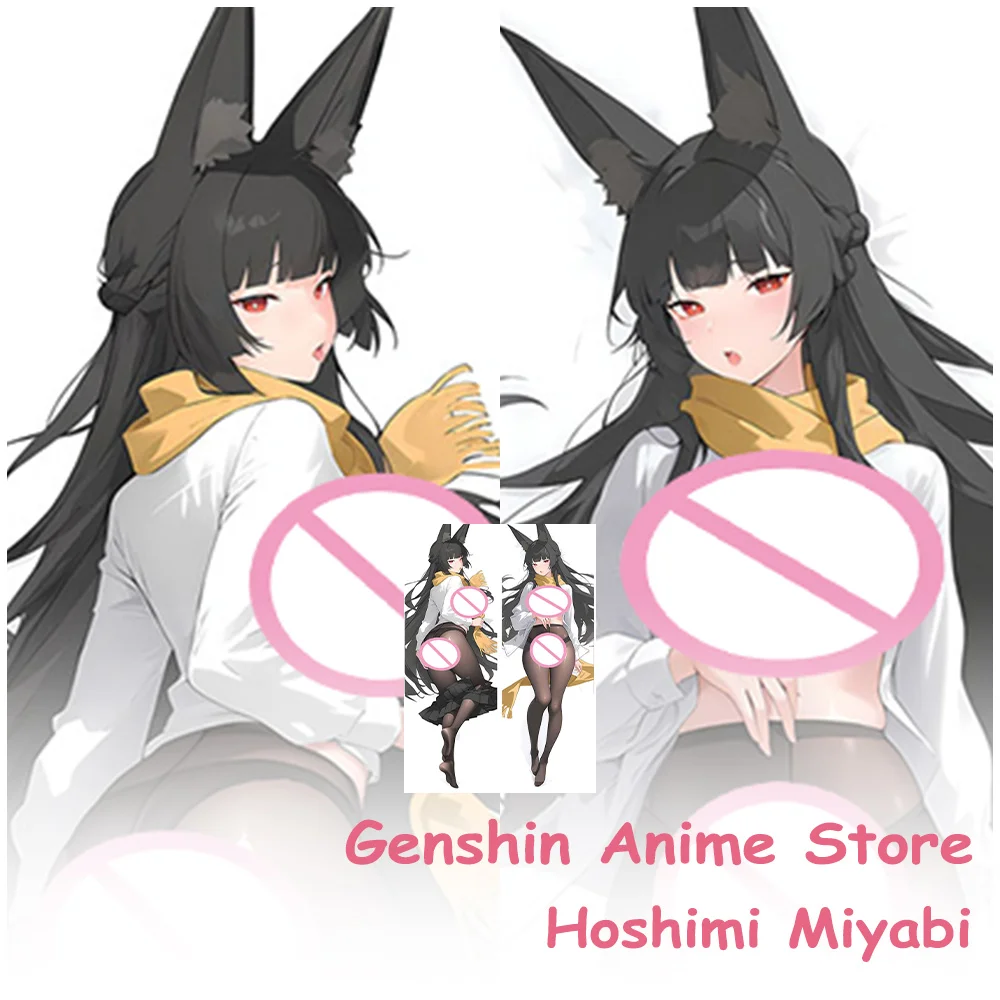 Anime Hoshimi Miyabi Gooi Dakimakura Cover Cosplay Props Anime Dubbelzijdig Gedrukt Otaku Sierkussen Cover Dakimakura