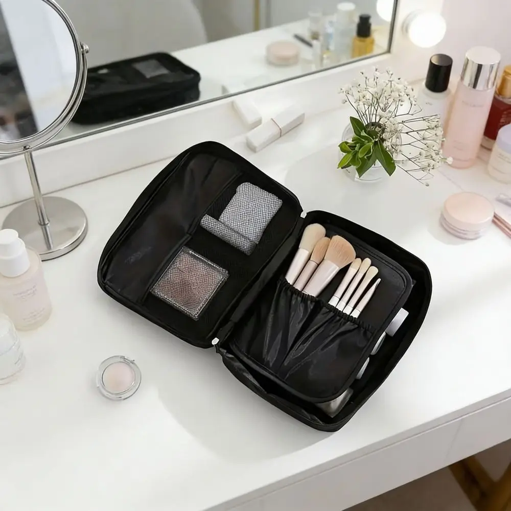 Large Capacity Toiletry Bag Multifunctional Waterproof Cosmetic Bag Portable Lightweight Makeup Organizer Luggage Packing