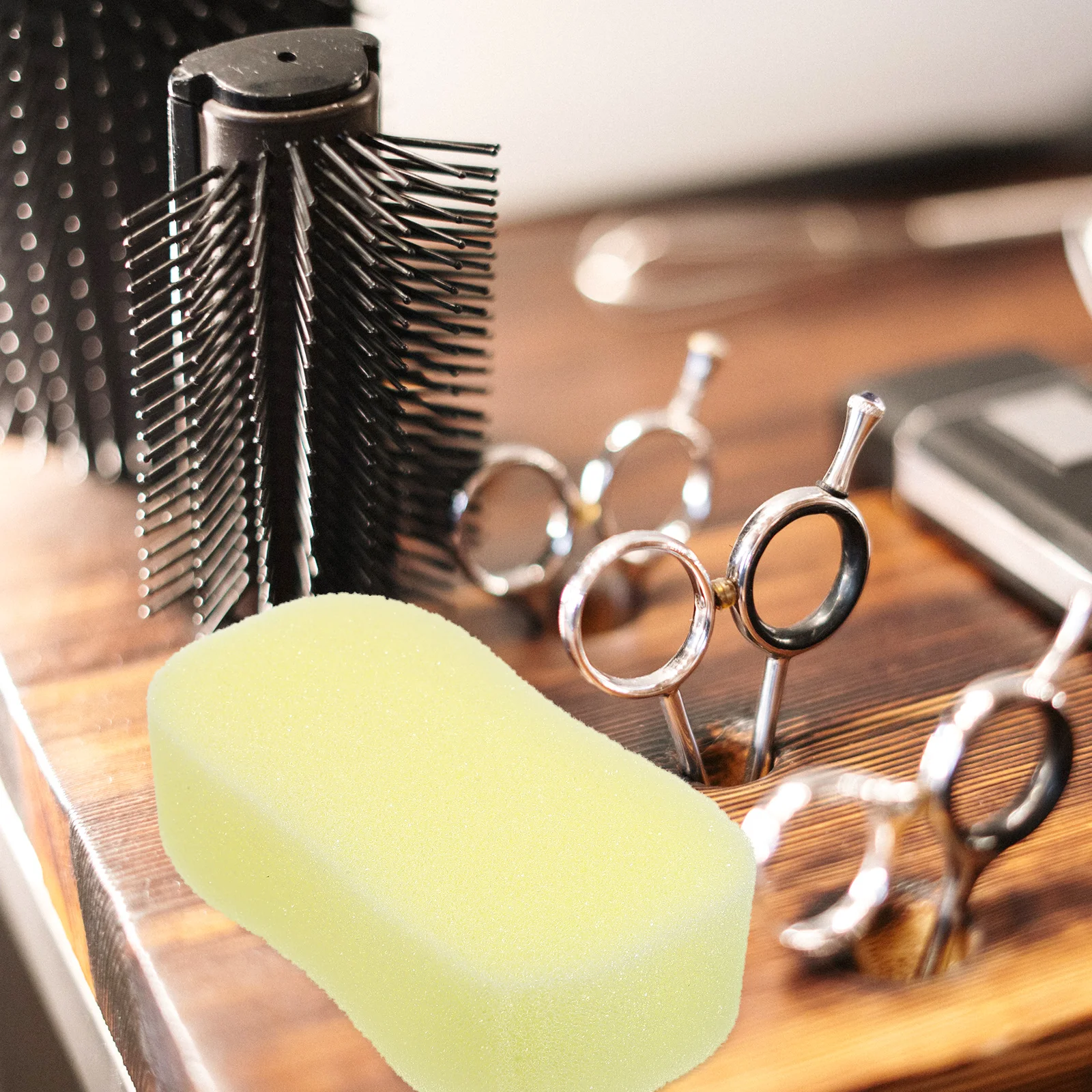 

20pcs Hair Brush Sponge Cleaning Tool Portable Barber Duster Neck Duster Brush Neckline Sweeper Foam Scrubber Salon Use