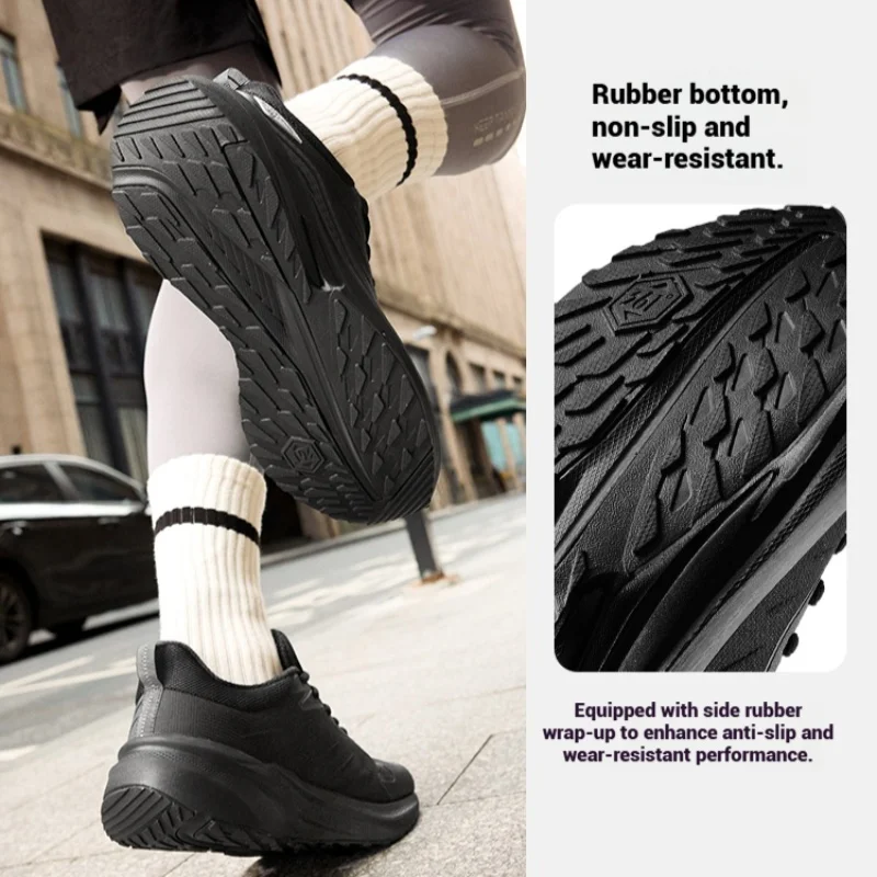 361 Degrees Rain-block Men Running Shoes Cushioning All-Weather Commuter Cushioning Warm Durable Casual Sneakers Male 672542218F