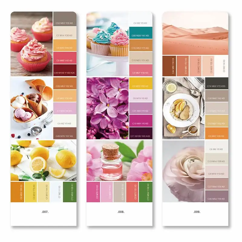 Imagem -06 - Color Matching Scheme Card Impressão Paint Graphic Publicidade Designer de Interiores Home Color Matching Paint