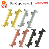2Pcs Metal Strap Connector For OPPO Watch1 41MM/46MM Smart Watch Durable Replace Watch Band Adapter Quick Release Accessories