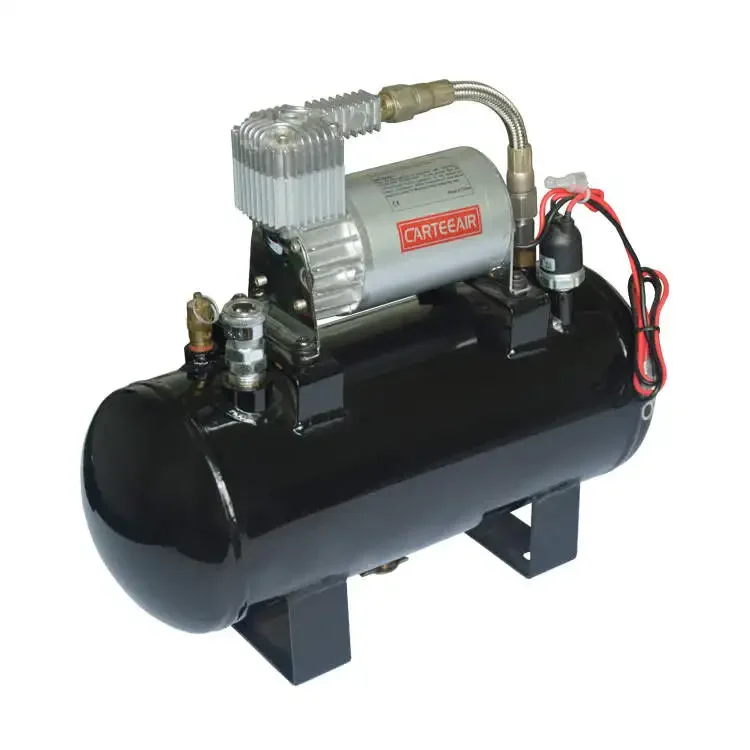 

X275ASK - Air Horn Kit for car truck120PSI High-Flow Air Source Kit tire inflator pump