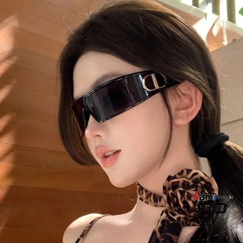 Lunettes de soleil de luxe Samjune – Style personnalisé pour influenceurs, photographie de rue, design concave, cyclisme, escalade, mode
