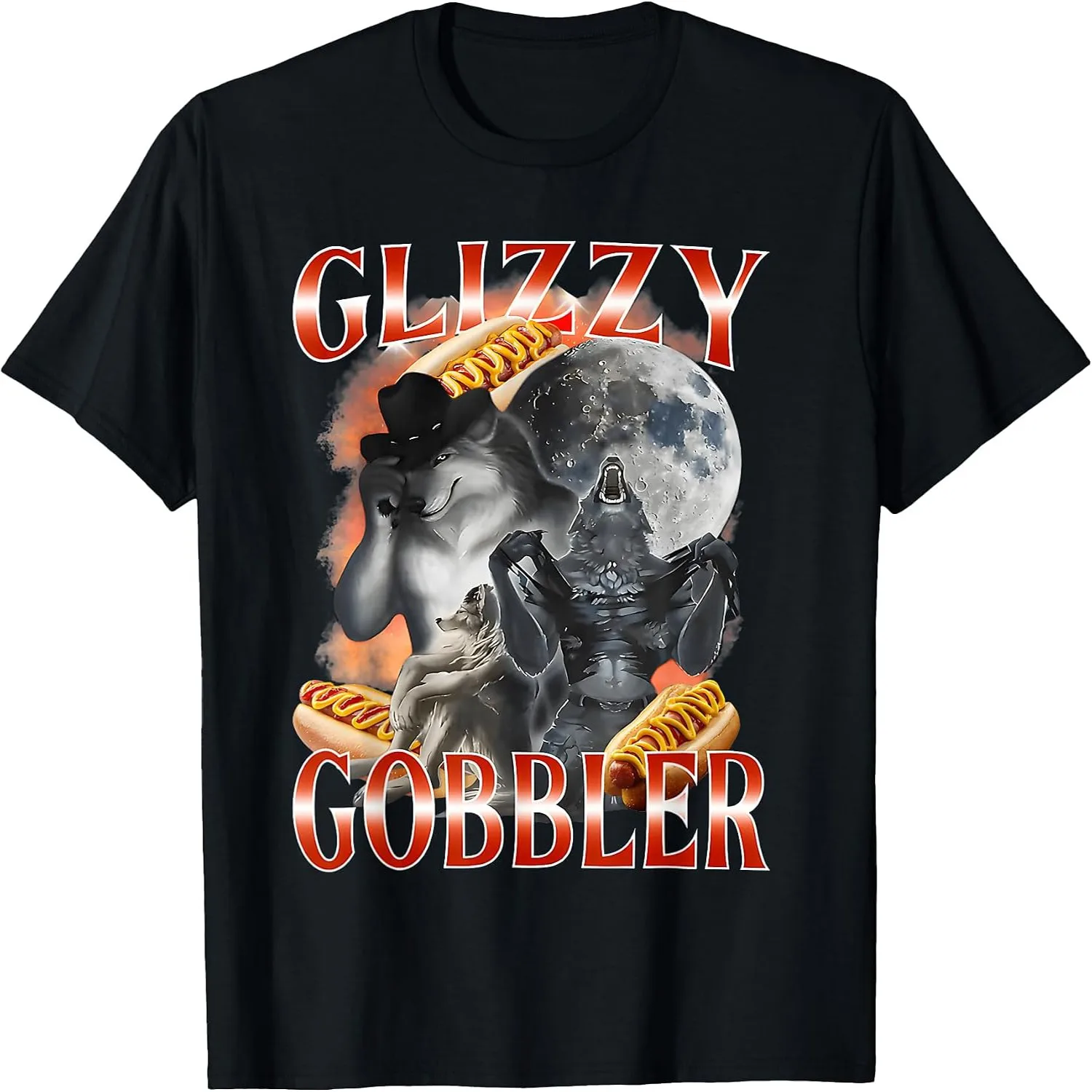 Funny Glizzy Gobbler Meme Hilarious Hot Dog Glizzy Lovers T-Shirt
