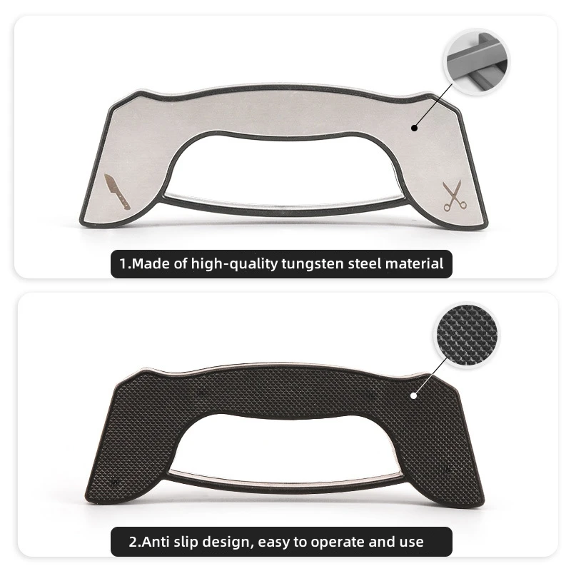 Portable Household Knives, Scissors, Sharpening Tools, Tungsten Steel Sharpener