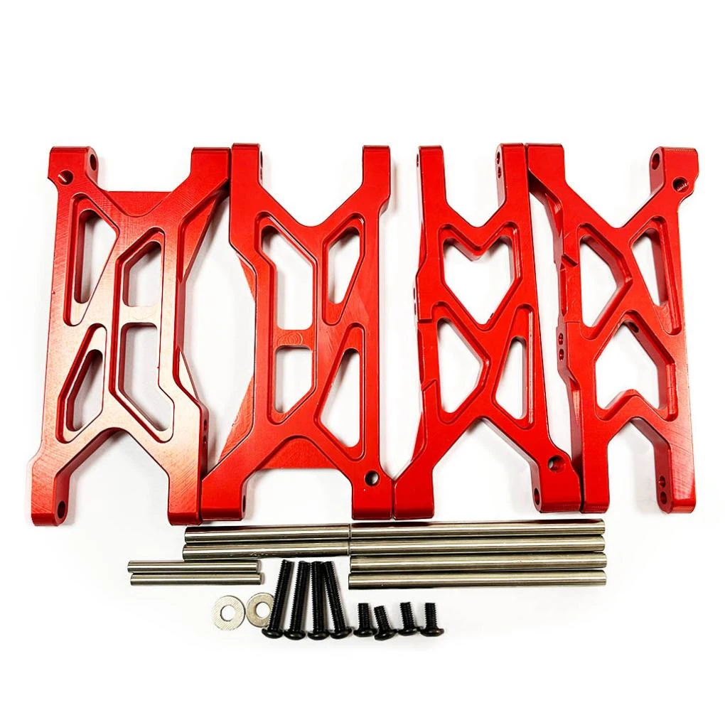 1/10 Aluminum Alloy Enhanced Rear Lower Suspension Arm For ARRMA SENTON 3S RC Car Part RC Car Accessories Replacement Parts Red