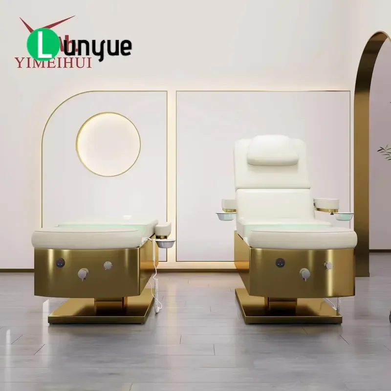 Professional 3 in 1 Beauty Bed Facial Wash Foot Bath Spa Chair High End Commercial Furniture for Skin Care Treatment