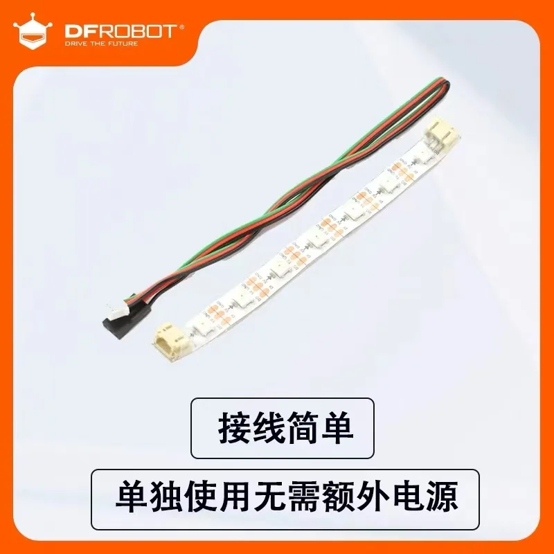 【Enfundable】DFRobot WS2812 RGB luz a todo color con tira 5V luz ambiental programable 7 cuentas de lámpara