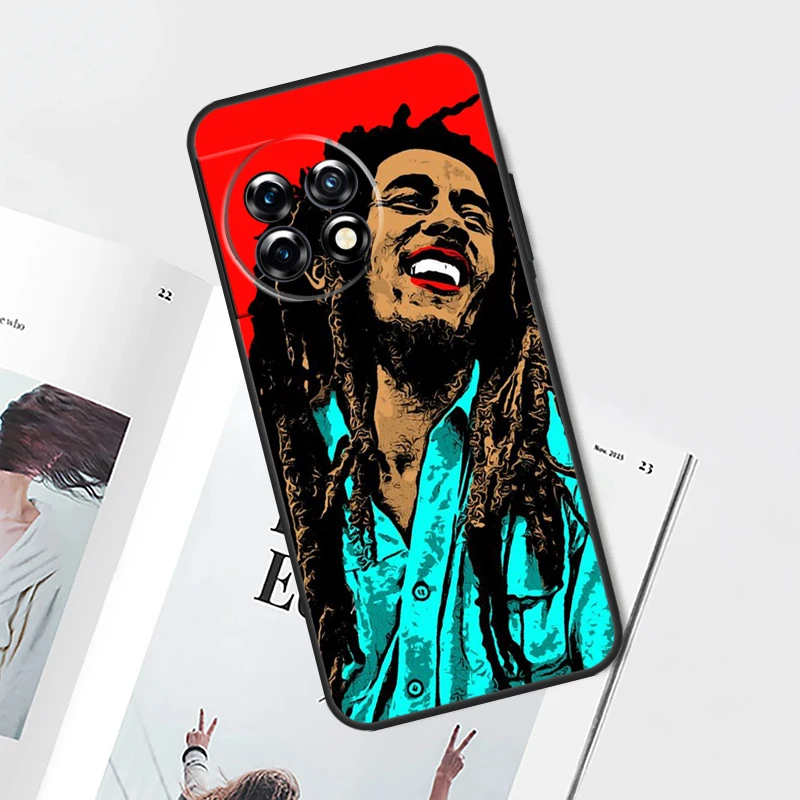 Bob Marley Case For OnePlus 12 11 10 9 Pro 9R 10R 12R 10T OnePlus Nord 3 2T CE 2 Lite N20 N10 Cover