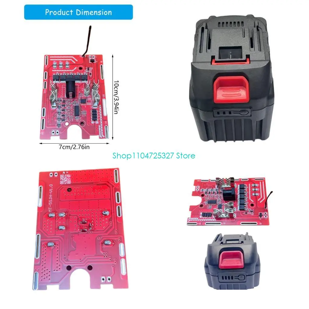 High Power Temperature Control Protections 5 String Large Board for Instrument Battery Display Balance Protections Board