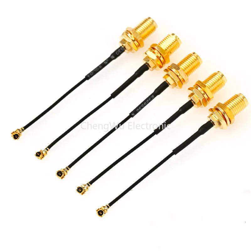 Smaコネクタケーブルピグテール、メスからufl、u。アダプターアセンブリ,fl,ipx,ipex,rg178,長さ1.13mm,10cm, 15cm, 20cm, 10個