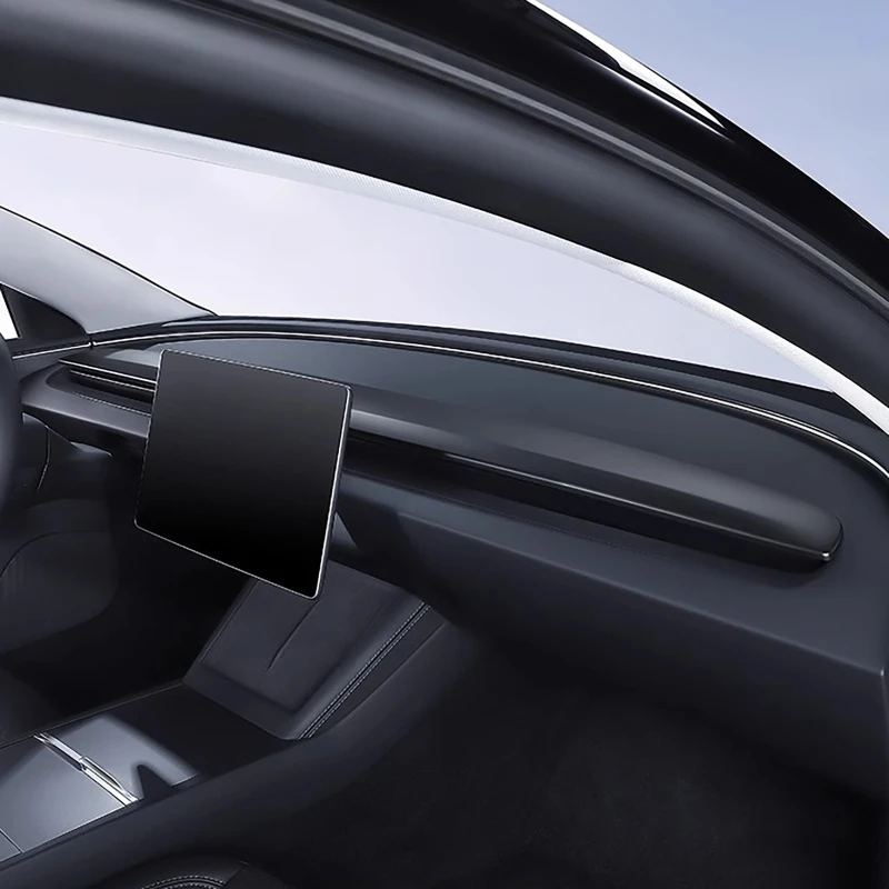 Integrated Dashboard Decorative Wrap Cover for Tesla Model 3 Highland 2024 Plus for Model Y Juniper Launch 2025 Accessory