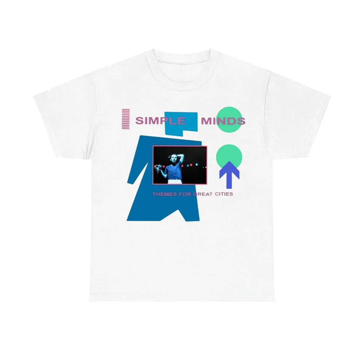 Vintage Simple Minds Themes For Creat Citis T-Shirt Size S to 5XL 2F866