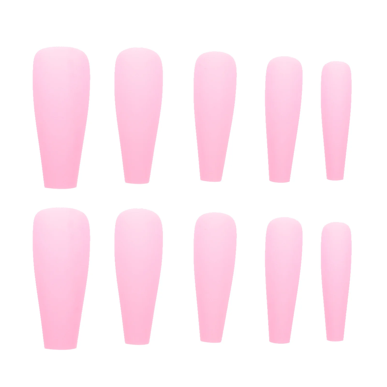 100 قطعة ماتي طويل نعش راقصة الباليه الأظافر كاذبة غطاء كامل مسمار نصائح اضغط على الأظافر مانيكير أدوات التجميل أظافر طويلة نصائح #5